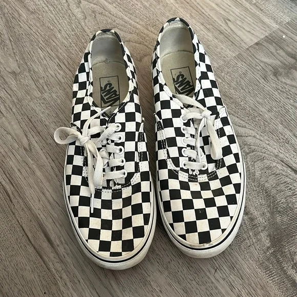Poshmark sales checkered vans